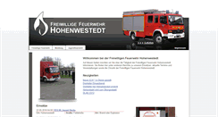 Desktop Screenshot of ff-hohenwestedt.de